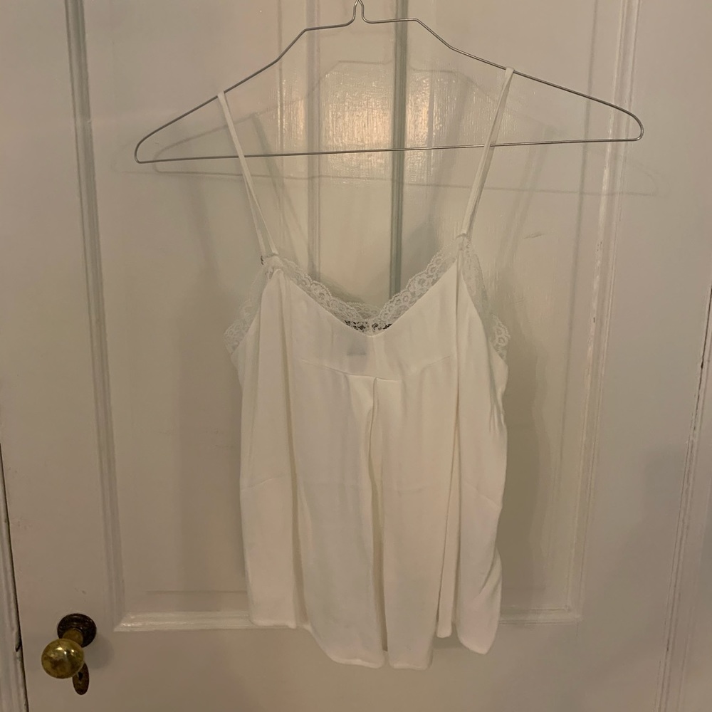 Forever 21 Adjustable Strap Laced Cami